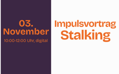 Webinar zum Thema Stalking