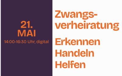 Webinar zum Thema Zwangsheirat