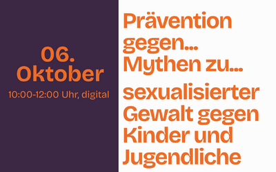 Webinar zum Thema Sexueller Missbrauch an Kindern u. Jugendlichen